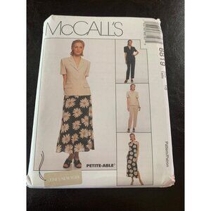 McCall's Misses Coat Dress Pants Skirt Sewing Pattern Sz 18 8819 - Uncut